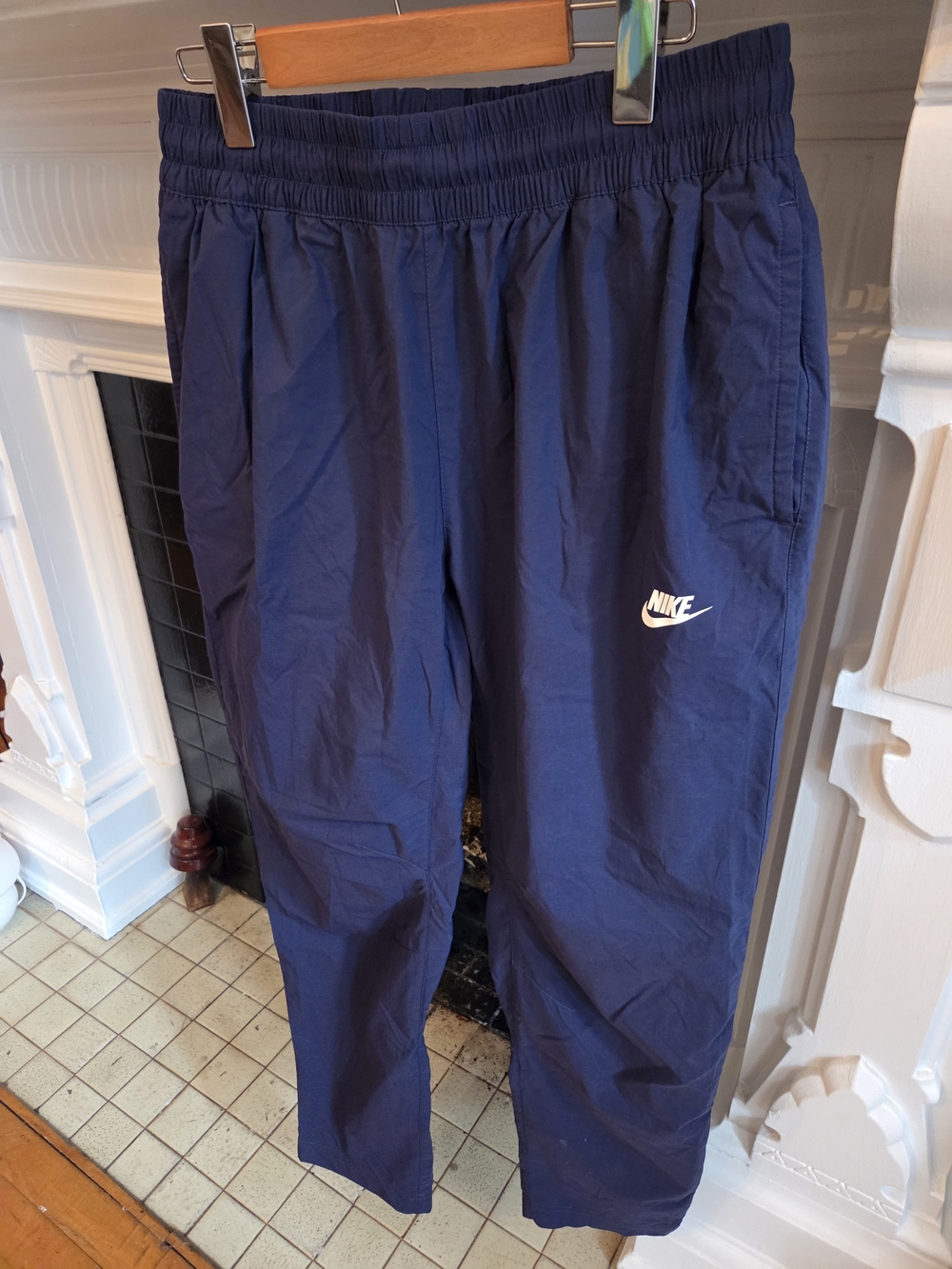 Nike SPORTSWEAR Futura logo TRACK pants - Large Men's NAVY